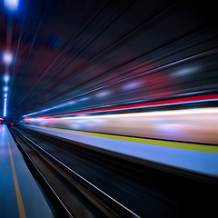 Image showing train motion blur