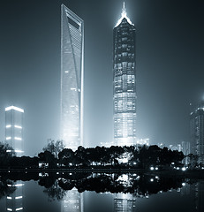 Image showing night view of shanghai