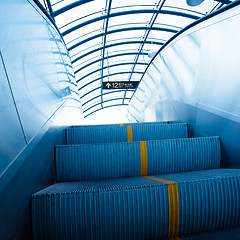 Image showing escalator  