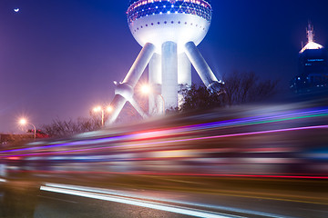 Image showing light trails