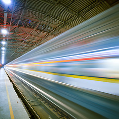 Image showing train motion blur