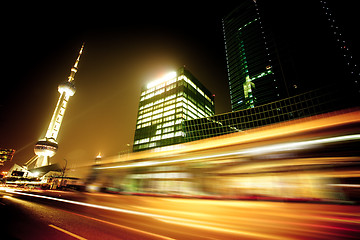 Image showing light trails