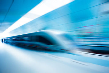 Image showing train motion blur