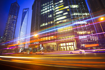 Image showing light trails