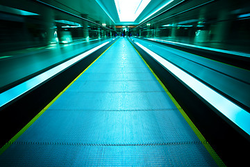 Image showing escalator  