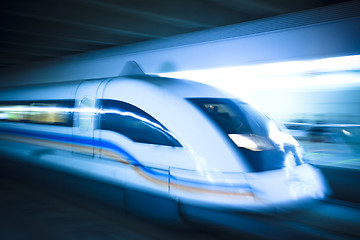 Image showing train motion blur