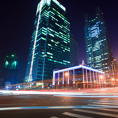 Image showing light trails