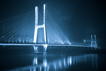 Image showing bridge night