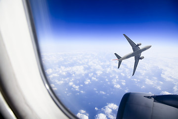 Image showing airplane window