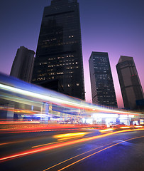 Image showing light trails