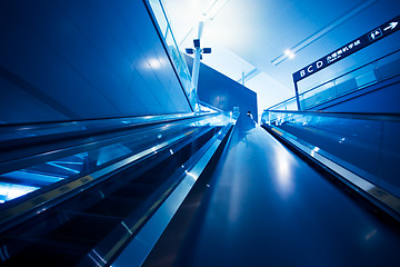 Image showing escalator  