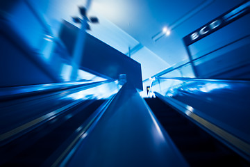 Image showing escalator  