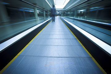 Image showing escalator  