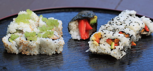 Image showing sushi california roll