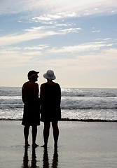 Image showing Beach Couple