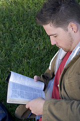 Image showing Teen Reading