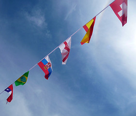 Image showing International Flags 