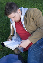 Image showing Man Reading