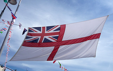 Image showing Flag Display In Street