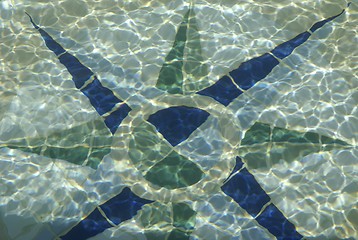 Image showing Mosaic under water