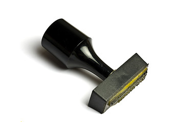 Image showing Black stamp