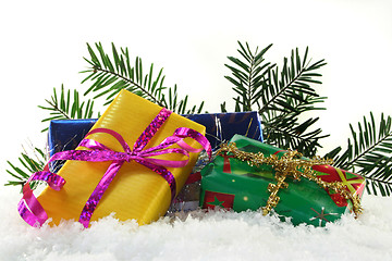 Image showing Christmas presents