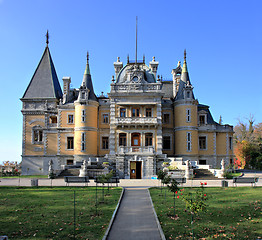 Image showing Massandra palace of Alexander III