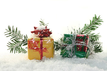 Image showing Christmas gifts