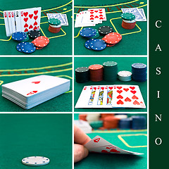 Image showing casino set