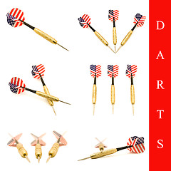 Image showing darts arrow set 