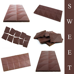 Image showing set of chocolate