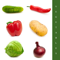 Image showing vegetable set