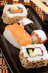 Image showing Assorted sushi