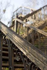 Image showing Vintage stairs