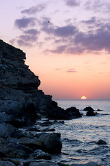 Image showing Beatifull sunset