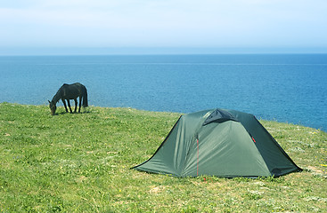 Image showing Tourist tent