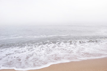 Image showing Fog over the sea