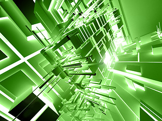 Image showing Abstract 3d background