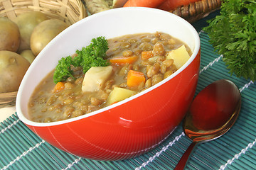 Image showing Lentil stew