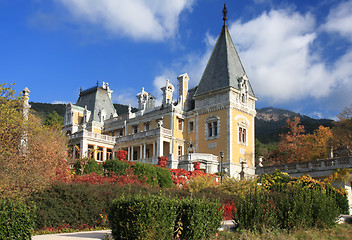 Image showing Massandra palace of Alexander III