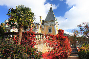 Image showing Massandra palace of Alexander III