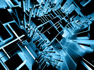 Image showing Abstract 3d background