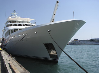 Image showing White yacht