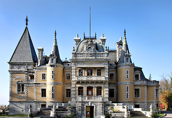 Image showing Massandra palace of Alexander III
