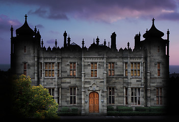 Image showing Vorontsovsky palace after sunset