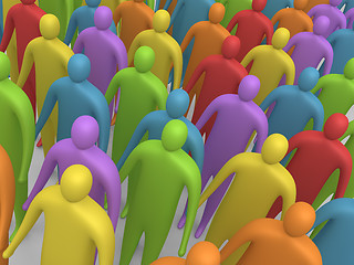 Image showing Multicolor People #4