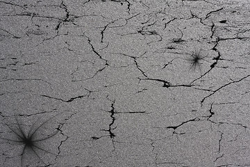 Image showing gray metal  cracks backgrounds 