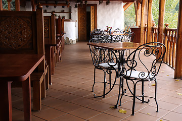 Image showing Empty cafe