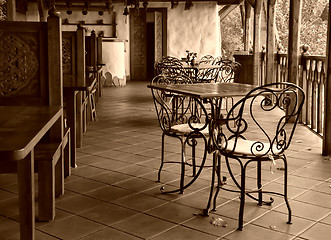 Image showing Empty cafe