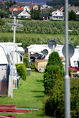 Image showing Modern camping